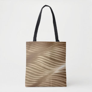 Braune und weiße Streifen Tasche