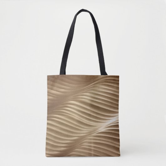 Braune und weiße Streifen Tasche (Vorderseite)