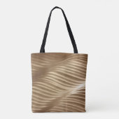 Braune und weiße Streifen Tasche (Rückseite)