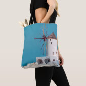 Braune und weiße Windmühle Tasche (Von Nahem)