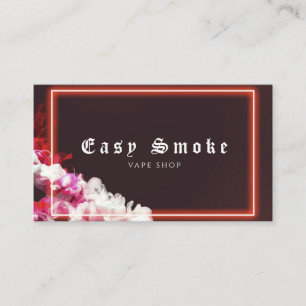 Braune Vape-Shop Visitenkarte