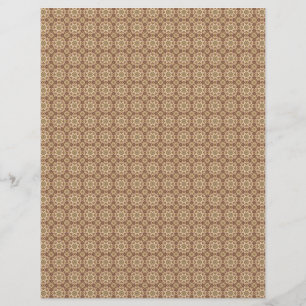Braune Vintage-Kreis-Seiten für Scrapbook