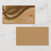 braune Visitenkarte (Vorne/Hinten)