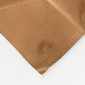 Braune Wabenplatte Fleecedecke (Ecke)