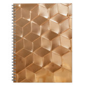 Braune Wabenplatte Notizblock (Vorderseite)