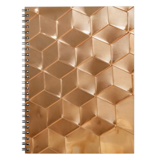 Braune Wabenplatte Notizblock (Vorderseite)