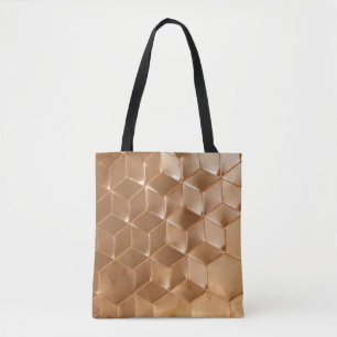 Braune Wabenplatte Tasche