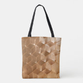 Braune Wabenplatte Tasche (Rückseite)