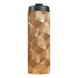 Braune Wabenplatte Thermosbecher