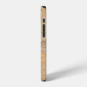 Braune Wand iPhone Hülle (Linke Seite)