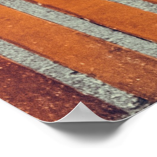 Braune Wand Poster (Ecke)