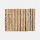 Braune Wandverkleidung Fleecedecke (Vorderseite (Horizontal))
