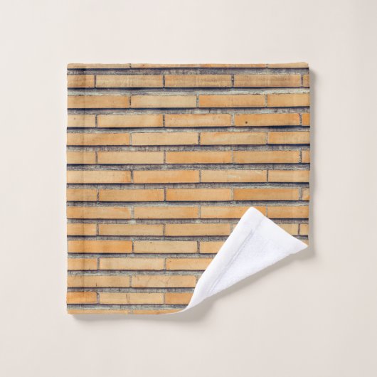 Braune Wandverkleidung Waschlappen (Waschlappen)