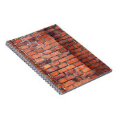 Braune Wandziegel Notizblock (Rechte Seite)