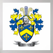 braune Wappen Poster (Vorne)