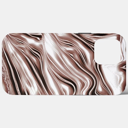 Braune, weiße Spuren auf weißem Hintergrund Case-Mate iPhone Hülle (Rückseite (Horizontal))