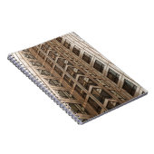 Braune Wolkenkratzer Textur Notizblock (Rechte Seite)