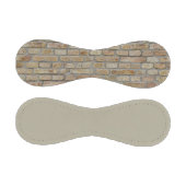 Braune Ziegelmauer - Neuartiges Design Baseball (Paneele)