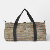 Braune Ziegelmauer - Neuartiges Design Duffle Bag (Vorderseite)