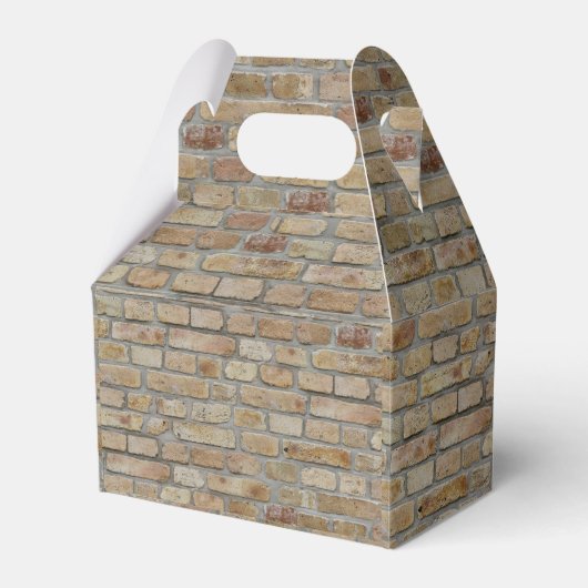 Braune Ziegelmauer - Neuartiges Design Geschenkschachtel (Vorderseite)