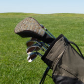 Braune Ziegelmauer - Neuartiges Design Golf Headcover (In SItu)
