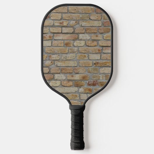 Braune Ziegelmauer - Neuartiges Design Pickleball Schläger (Vorderseite)