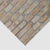 Braune Ziegelmauer - Neuartiges Design Seidenpapier (Ausschnitt)