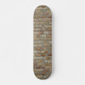 Braune Ziegelmauer - Neuartiges Design Skateboard (Vorne)