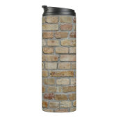 Braune Ziegelmauer - Neuartiges Design Thermosbecher (Nach rechts gedreht)