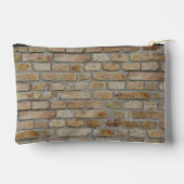 Braune Ziegelmauer - Neuartiges Design Zubehörtasche (Rückseite)