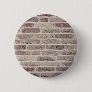 Braune Ziegelwand Button