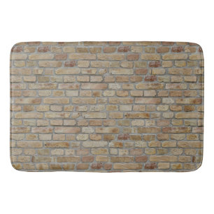 Braune Ziegelwand Ein novelty-design Badematte