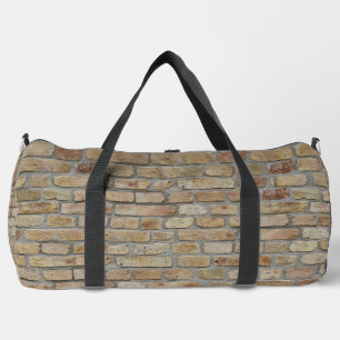 Braune Ziegelwand Ein novelty-design  Duffle Bag