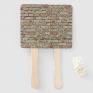 Braune Ziegelwand Ein novelty-design Fächer
