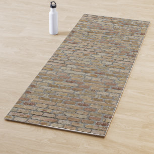 Braune Ziegelwand Ein novelty-design  Yogamatte