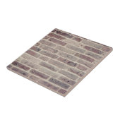 Braune Ziegelwand Fliese (Seite)