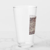 Braune Ziegelwand Glas (Rechts)