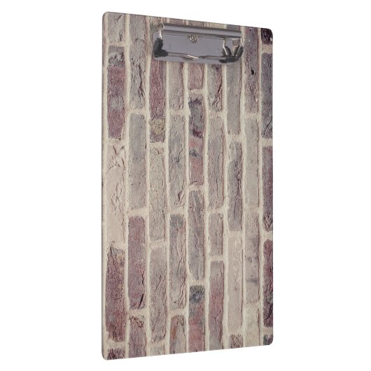 Braune Ziegelwand Klemmbrett (Rechts)