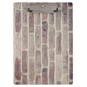 Braune Ziegelwand Klemmbrett