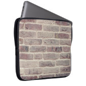 Braune Ziegelwand Laptopschutzhülle (Vorne Rechts)