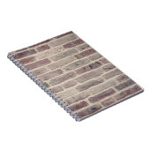 Braune Ziegelwand Notizblock (Rechte Seite)