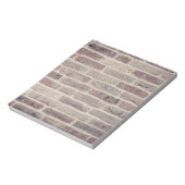 Braune Ziegelwand Notizblock (Rotiert)