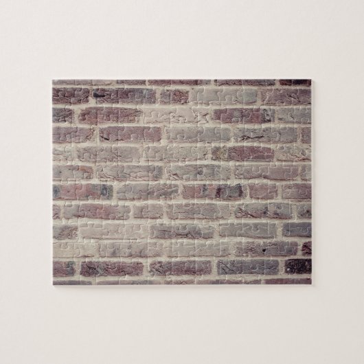 Braune Ziegelwand Puzzle (Horizontal)