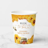 Bräune zu sein | Brautparty für Wasserfarben Pappbecher (Vorderseite)