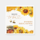 Bräune zu sein | Brautparty für Wasserfarben Serviette (Vorderseite)