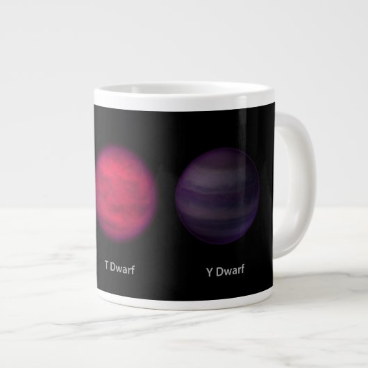 Braune Zwerge, wie sie von einem Interstellar-Reis Jumbo-Tasse (Vorderseite Rechts)
