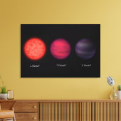 Braune Zwerge, wie sie von einem Interstellar-Reis Leinwanddruck (Insitu (Wohnzimmer))