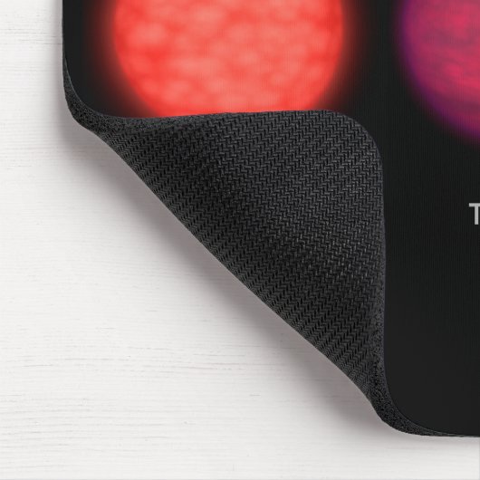 Braune Zwerge, wie sie von einem Interstellar-Reis Mousepad (Ecke)