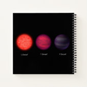 Braune Zwerge, wie sie von einem Interstellar-Reis Notizblock (Rückseite)