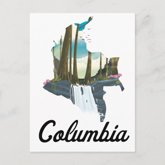 Brauneck Bayern, Deutschland Skiposter Postkarte (Vorderseite)
